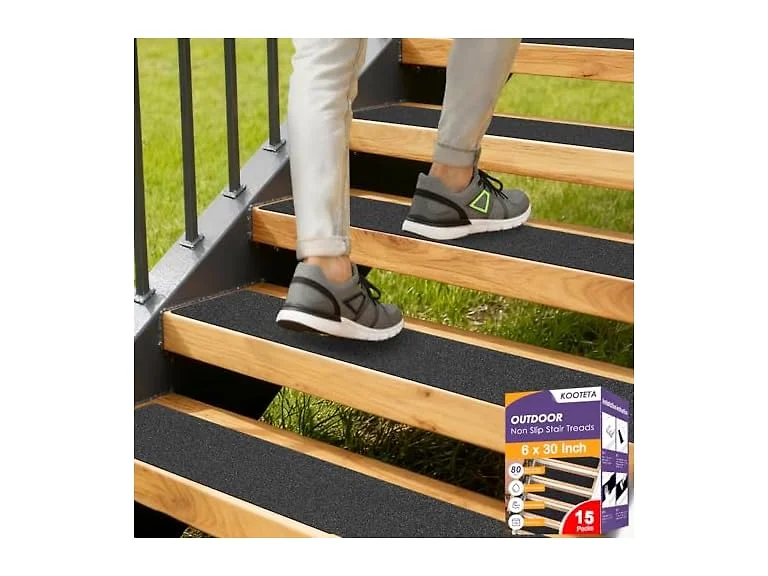 KOOTETA Outdoor Stair Treads Non Slip