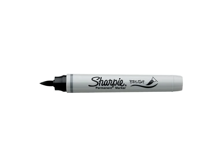 Sharpie Brush Tip Permanent Marker - Black