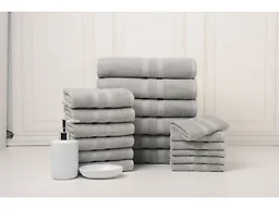 Bibb 18 Piece Egyptian Cotton Towel Set