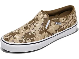 Vans Men's Asher Slip-On Shoe, Alien Skull Camo, 10.5