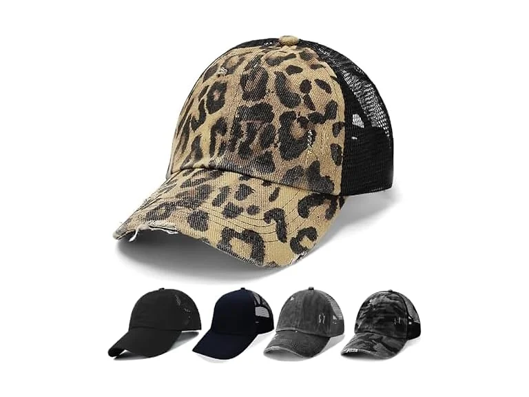 Bocianelli Women (OS) Criss Ponycap B-blackleopard