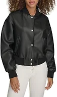 Levi's Women's Varsity Bomber Jacket, Pebble Black, X-Large