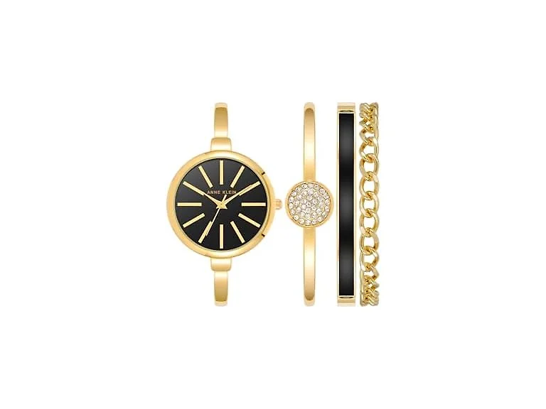 Anne Klein Women Bangle Watch & Bracelet Set