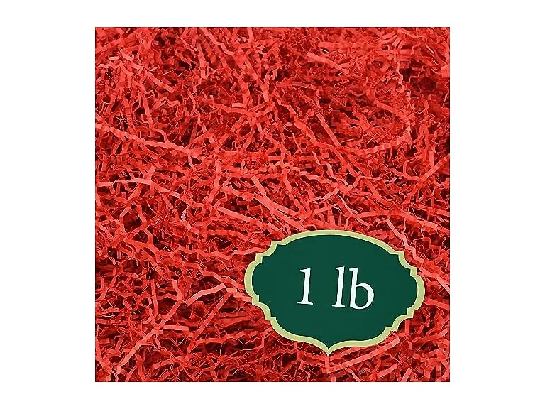 Arcadia Garden Crinkle Paper 1lb Red