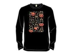 Cute Black Cats with Candy Corn