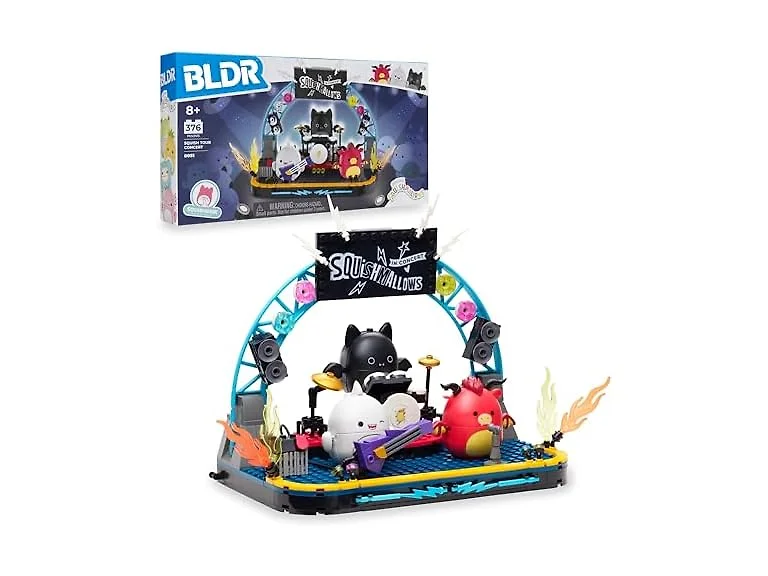 Squishmallows 375-piece Concert Building Set