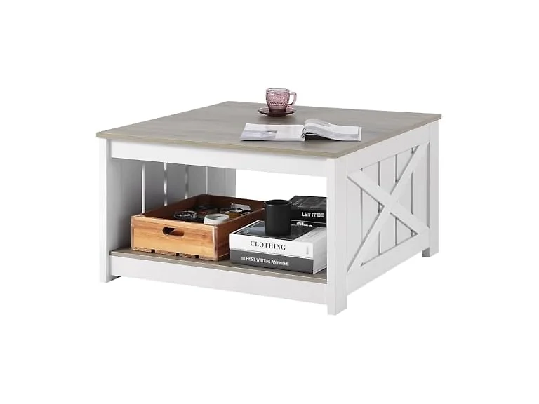 31.5" Square Farmhouse Coffee Table