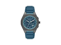 Armani Exchange A|X Men's Sync Chronograph Blue Silicone Watch (Model: AX4291)