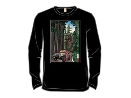 T-Rex Chase Woodblock