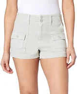 WallFlower Women's Luscious Curvy Flirty Twilll Cargo Shorts, Sea Sage, 11