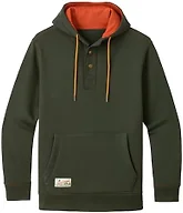 Field & Stream Men's Shoveler Ring Neck 1/4 Zip Hoodie, Army, X-Large
