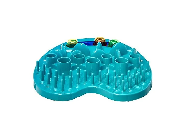 Amazon Basics Pet Activity Center and Feeder, Blue