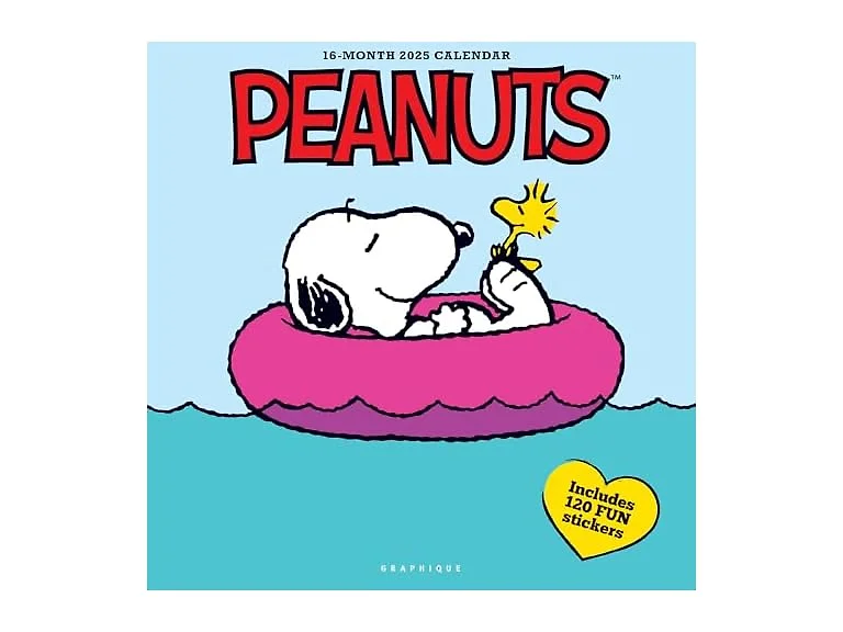 Graphique 2025 Peanuts Wall Calendar | 12” Langua