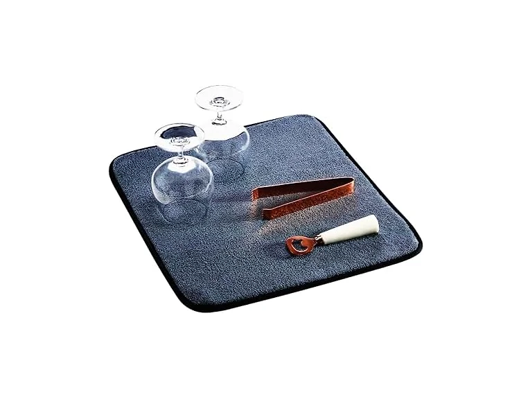 madesmart Microfiber Dish Drying Mat Grey