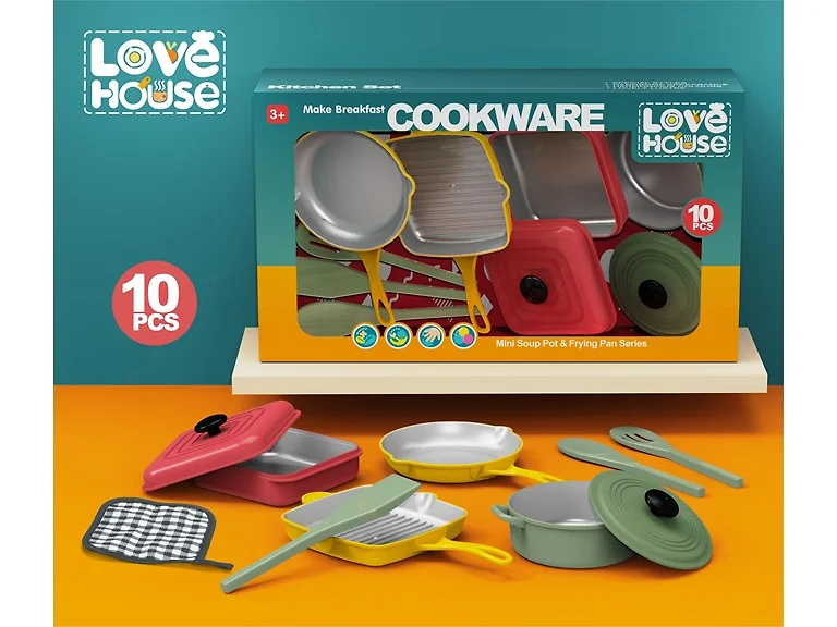 Realistic Kitchen Play Set, Pretend Play