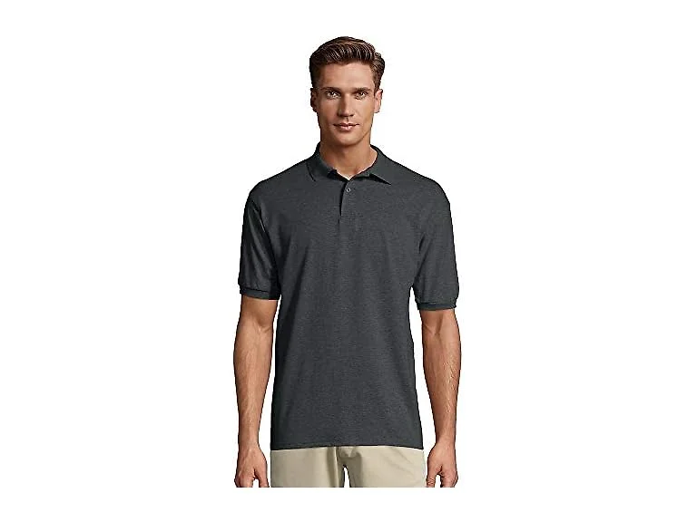 Hanes Men (L) Adult EcoSmart® Knit Polo Jersey
