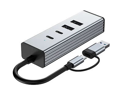 ETHOS 4-in-1 USB-C SuperSpeed+ Hub
