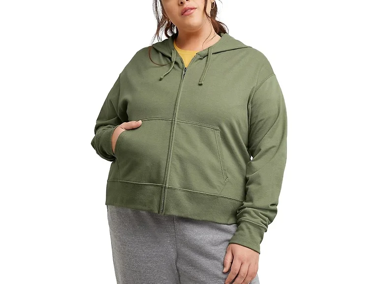 Hanes Women (XL) Originals French Terry Zip Hoodie