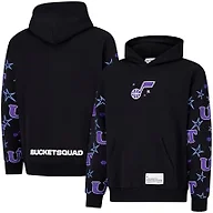 Bucketsquad Youth X Ultra Game NBA Officially Licensed Buckie Hoodie Sweatshirt, Utah Jazz, Black, YL