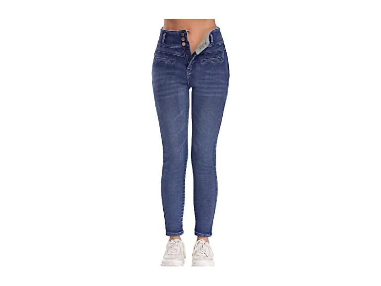 Heipeiwa Women (M) Fleece Lined Jeans Winter Jeans