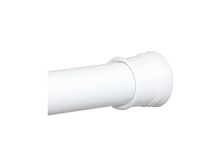 Zenna Home Tension Shower Curtain Rod, White