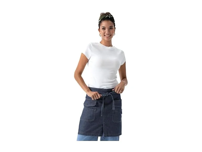 Chef Works Half Bistro Apron Indigo