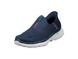 Skechers Women's Skechers Women's Hands Free Slip-ins Go Walk 6-Fabulous View, Navy, 8.5 Wide