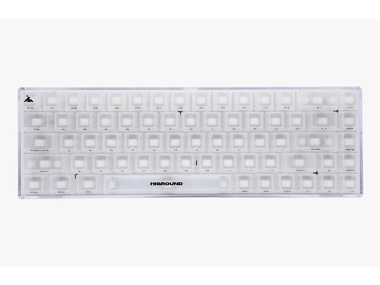 Higround Basecamp 65 Wired Keyboard Opal White Flame