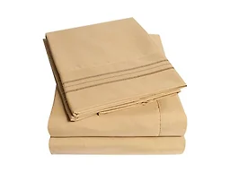Classic Solid Microfiber Sheet Set