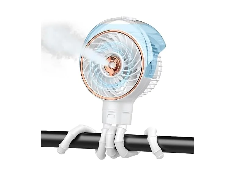 Ausic Misting Portable Stroller Fan