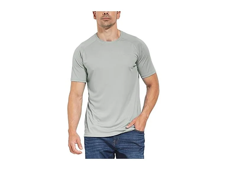Baleaf Men (L) Quick Dry Short Sleeve UPF Shirt