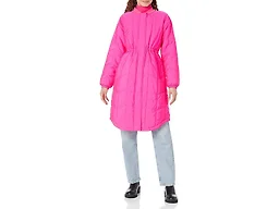 Amazon Essentials Women's Oversized Quilted Coat (Available in Plus Size), Neon Pink, XX-Large