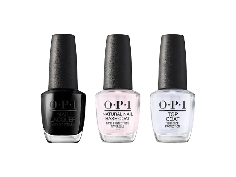 OPI Nail Lacquer Trio Set, Black Onyx