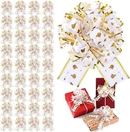 36 Pcs 6 Inch Christmas Pull Bows 