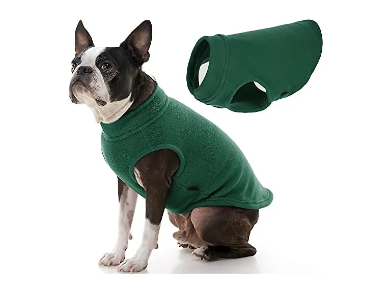 Gooby Stretch Fleece Vest Dog Sweater, Fores