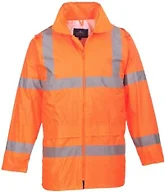 Portwest Portwest Hi-Vis Rain Jacket Viz Insulat