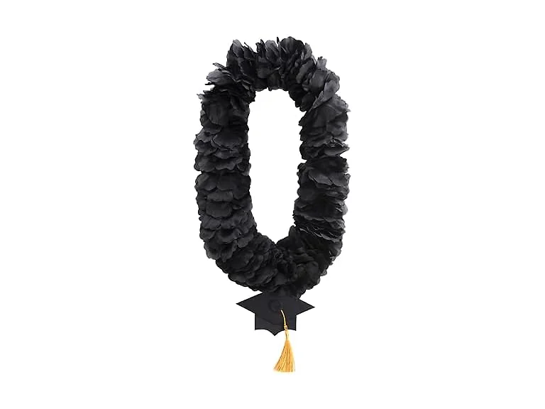 Party City Graduation Black Lei 6 Count
