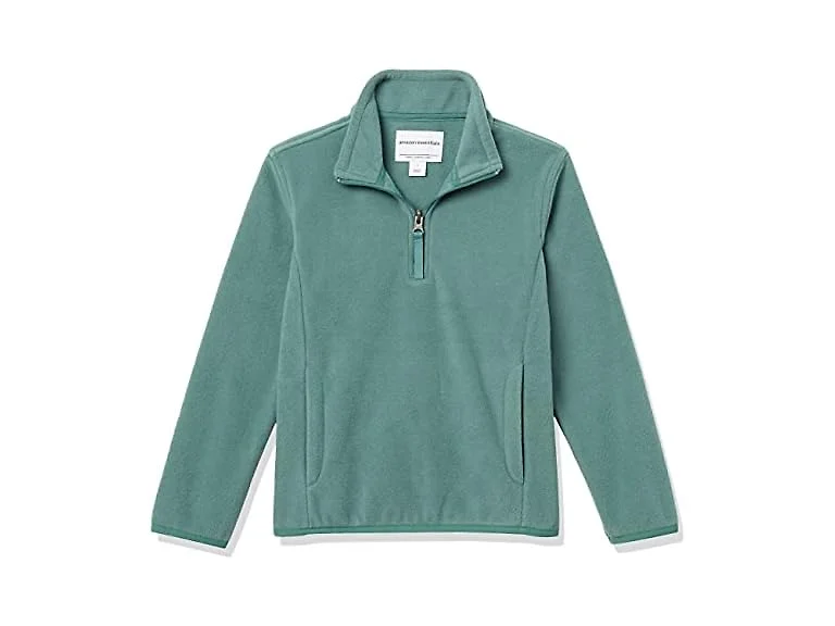 Amazon Essentials Girls' Quarter-Zip