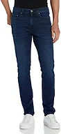 Amazon Essentials Men's Skinny-Fit Comfort Stretch Denim Jeans - Discontinued Colors, Medium Blue Broken-in, 42W x 34L