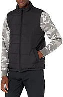 Amazon Essentials Men's Midweight Fleece-Lined Insulated Puffer Vest, Black, X-Large