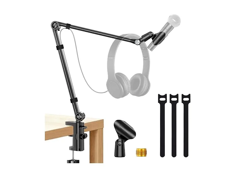 UBeesize Microphone Boom Arm, Aluminum
