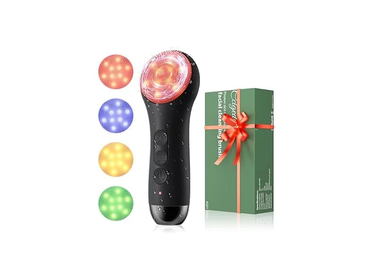 Ccigedy B0F1FNC3LZ Face Scrubber Brush Black