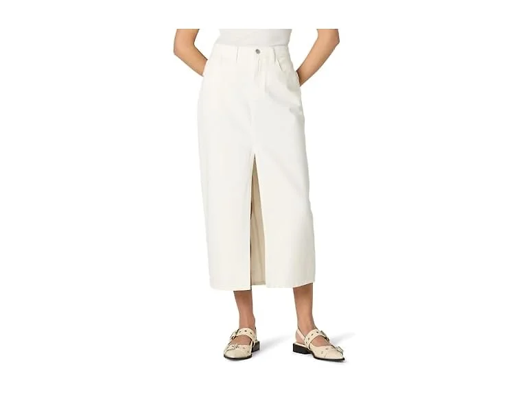 The Drop Dixon Denim Column Skirt, 2X