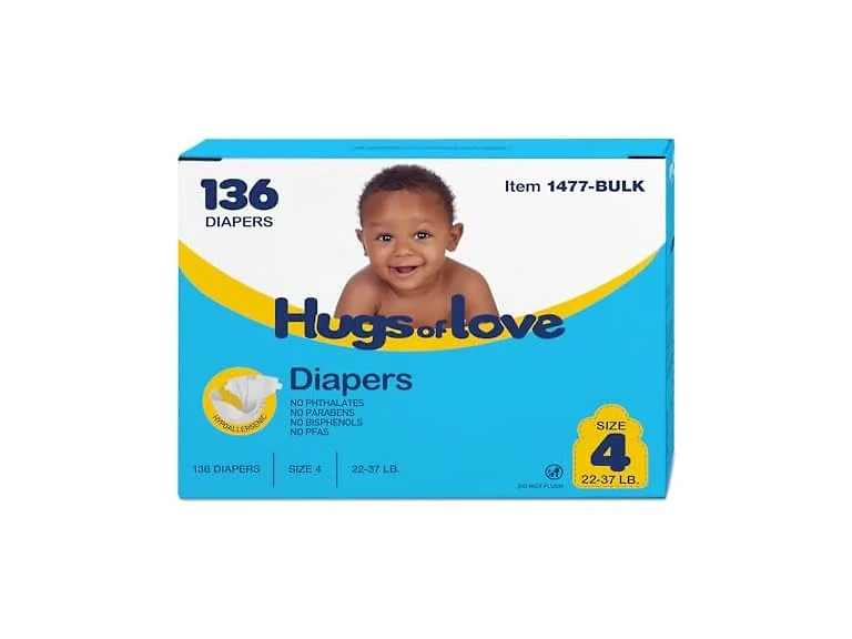 Dynarex Hugs-of-Love Diapers Size 4
