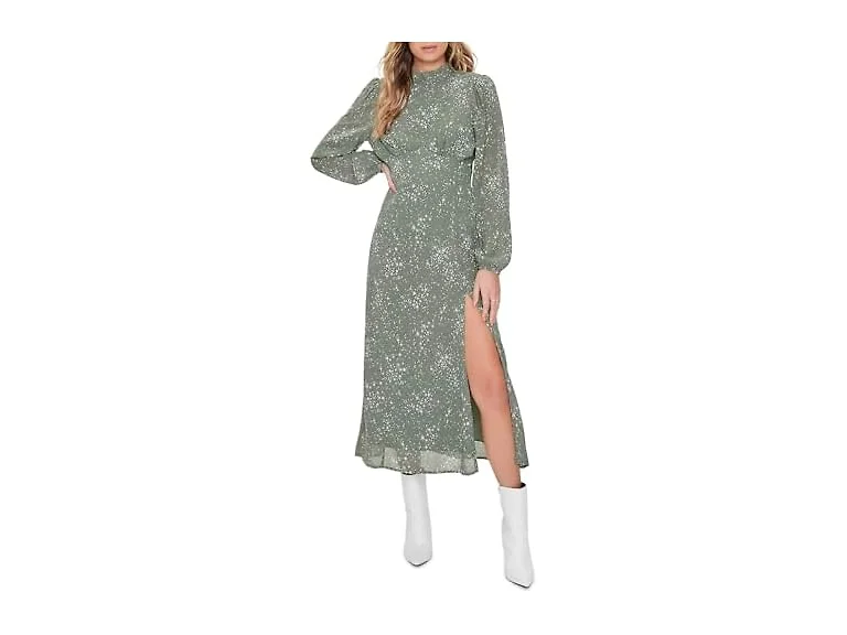 Forever 21 (M) Celestial Open-back Midi Dress