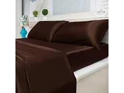 Silky-Soft Satin Sheet Set (4-Piece)