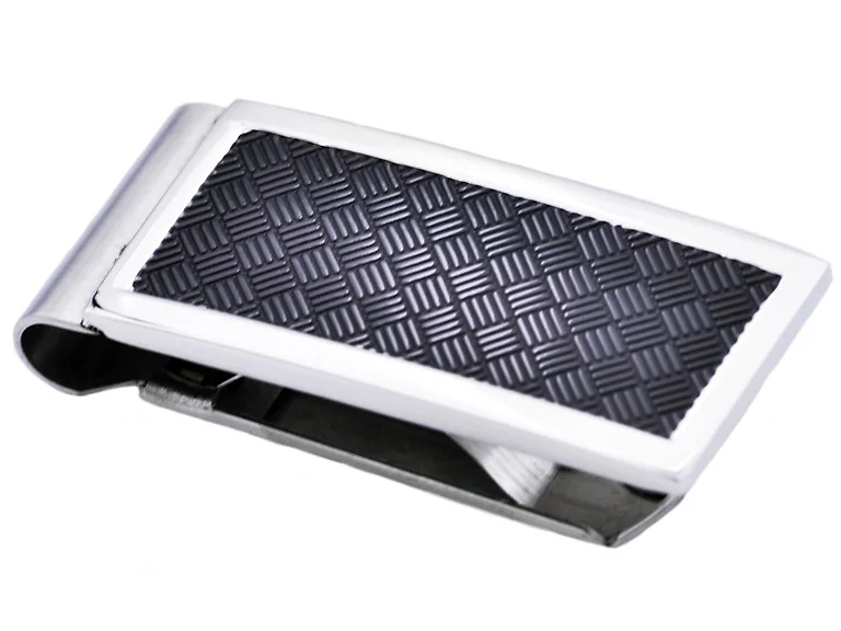 Stainless Steel Chevron Money Clip