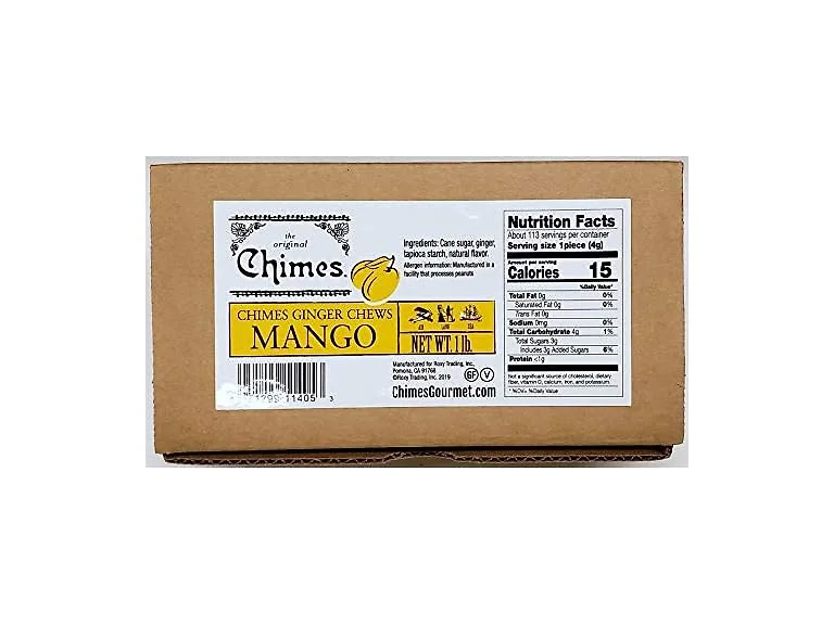 Chimes Mango Ginger Chews, 16 Ounce