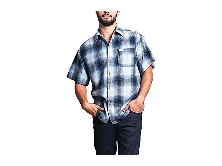 G-Style USA Men (XL) Western Casual Sleeve Shirt