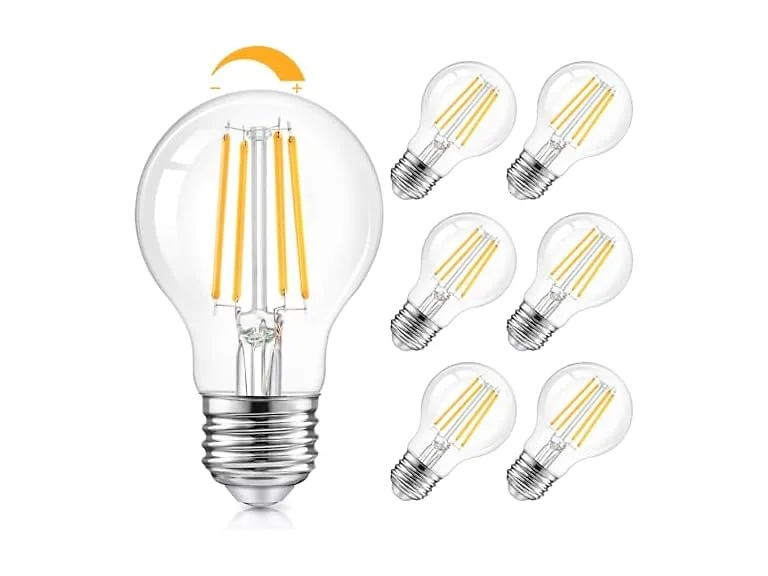 TOBUSA B0DYHNGHK5 LED A19 Dimmable Light Bulbs